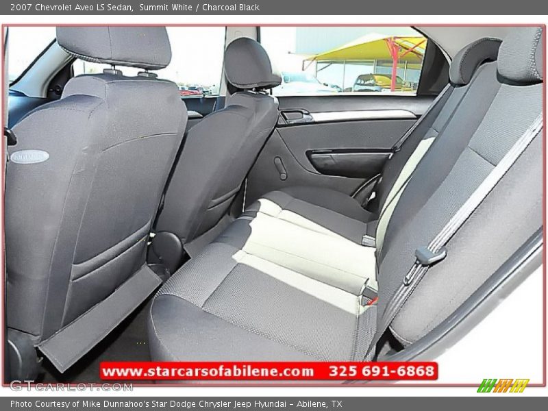 Summit White / Charcoal Black 2007 Chevrolet Aveo LS Sedan