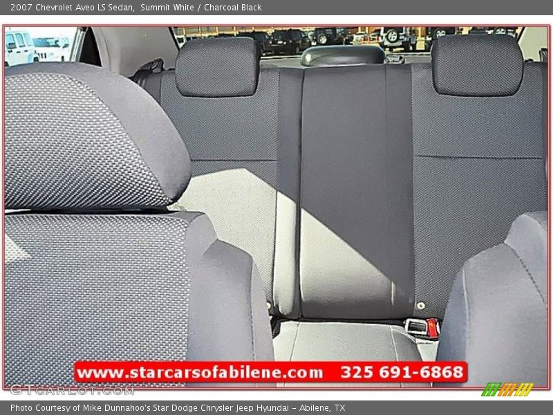 Summit White / Charcoal Black 2007 Chevrolet Aveo LS Sedan