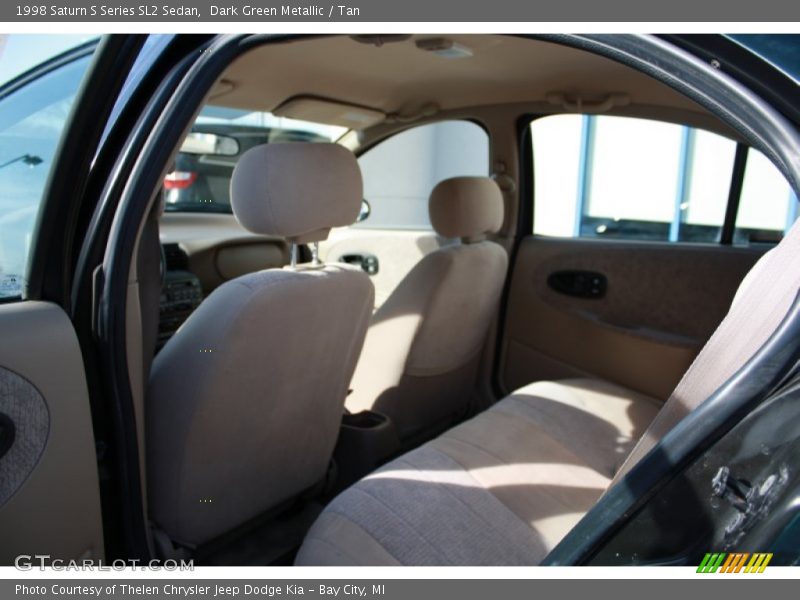 Dark Green Metallic / Tan 1998 Saturn S Series SL2 Sedan