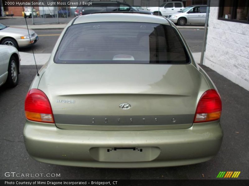 Light Moss Green / Beige 2000 Hyundai Sonata