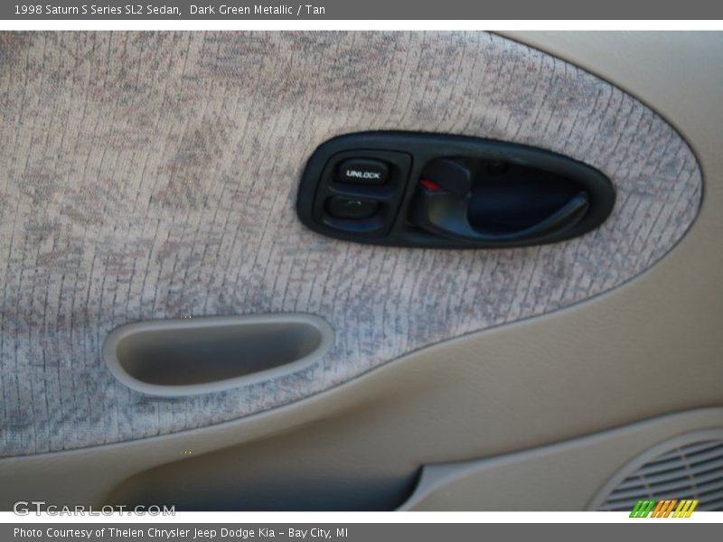 Dark Green Metallic / Tan 1998 Saturn S Series SL2 Sedan