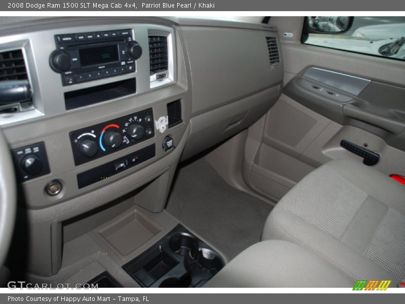 Patriot Blue Pearl / Khaki 2008 Dodge Ram 1500 SLT Mega Cab 4x4