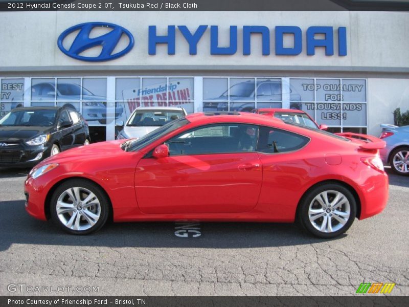 Tsukuba Red / Black Cloth 2012 Hyundai Genesis Coupe 2.0T