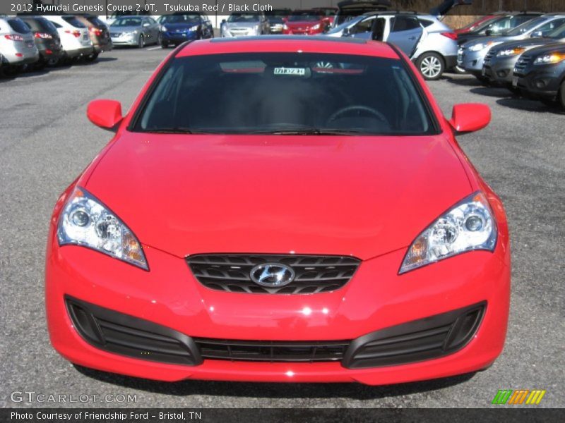 Tsukuba Red / Black Cloth 2012 Hyundai Genesis Coupe 2.0T