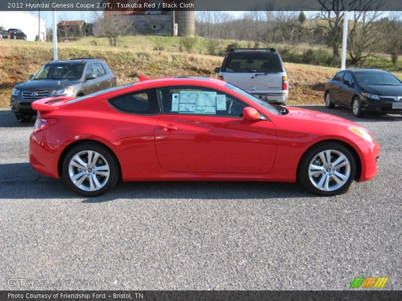 Tsukuba Red / Black Cloth 2012 Hyundai Genesis Coupe 2.0T