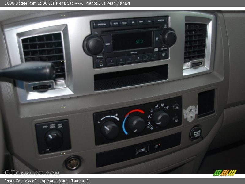 Patriot Blue Pearl / Khaki 2008 Dodge Ram 1500 SLT Mega Cab 4x4
