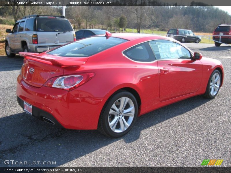 Tsukuba Red / Black Cloth 2012 Hyundai Genesis Coupe 2.0T
