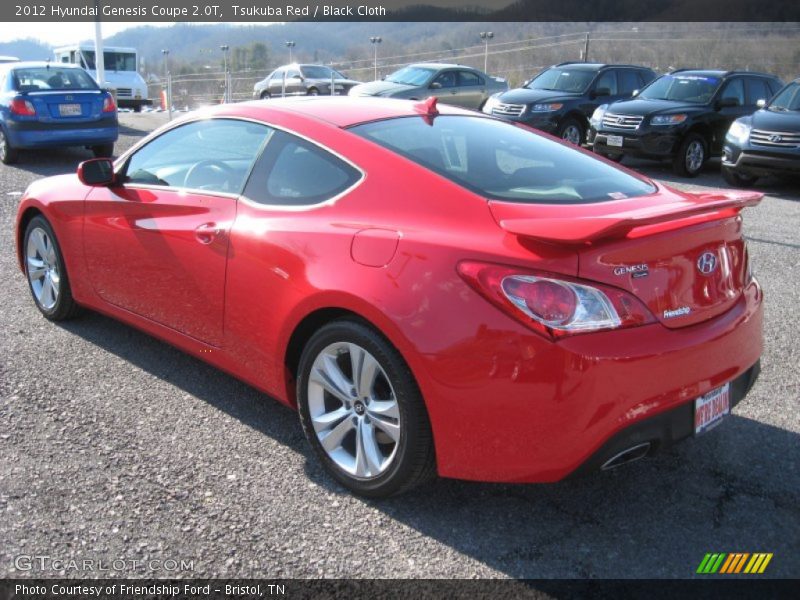 Tsukuba Red / Black Cloth 2012 Hyundai Genesis Coupe 2.0T