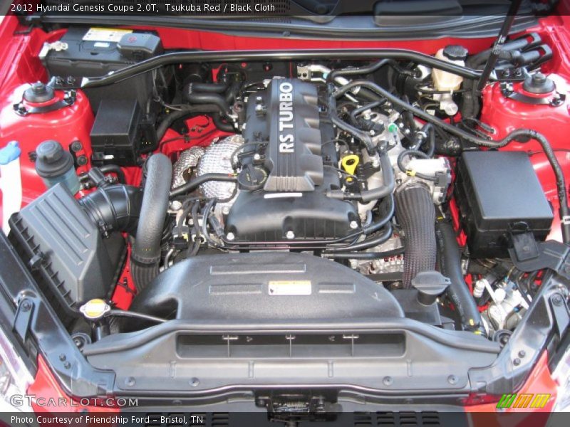  2012 Genesis Coupe 2.0T Engine - 2.0 Liter Turbocharged DOHC 16-Valve Dual-CVVT 4 Cylinder