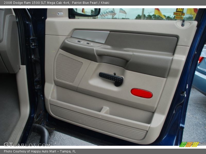 Patriot Blue Pearl / Khaki 2008 Dodge Ram 1500 SLT Mega Cab 4x4