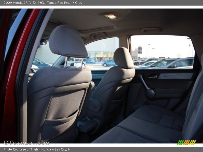 Tango Red Pearl / Gray 2009 Honda CR-V EX 4WD