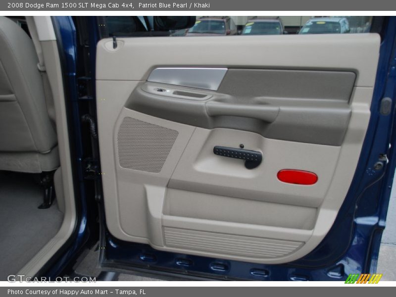 Patriot Blue Pearl / Khaki 2008 Dodge Ram 1500 SLT Mega Cab 4x4
