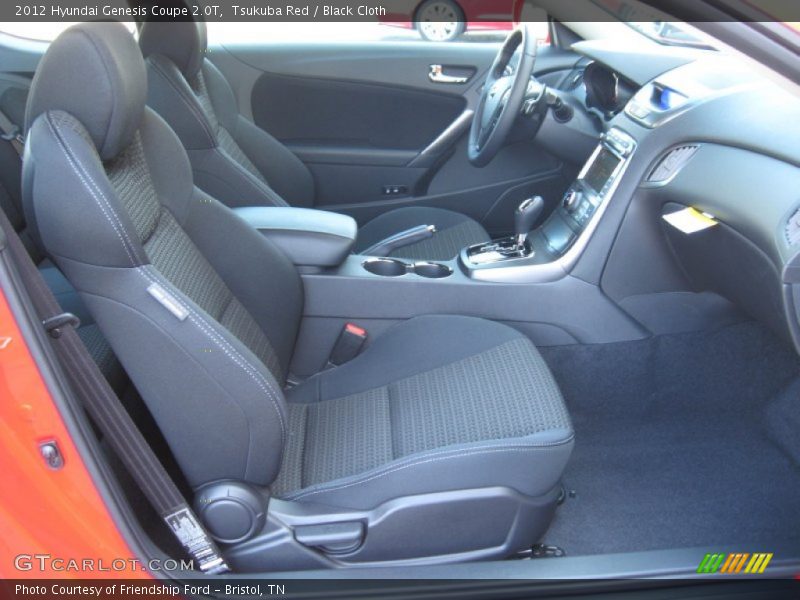 Front Seat of 2012 Genesis Coupe 2.0T