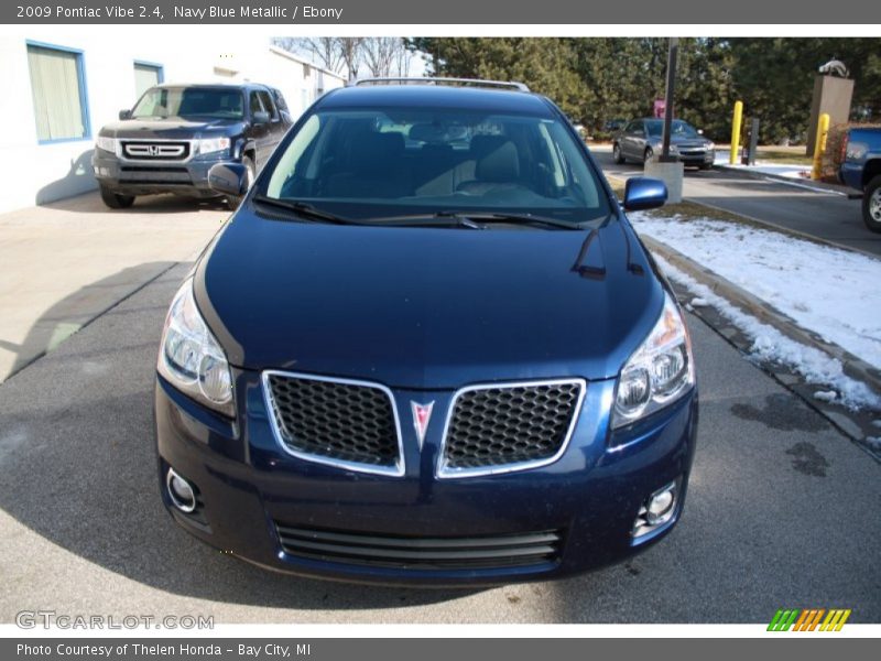 Navy Blue Metallic / Ebony 2009 Pontiac Vibe 2.4
