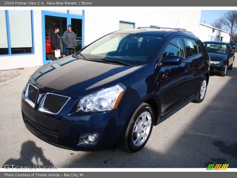 Navy Blue Metallic / Ebony 2009 Pontiac Vibe 2.4