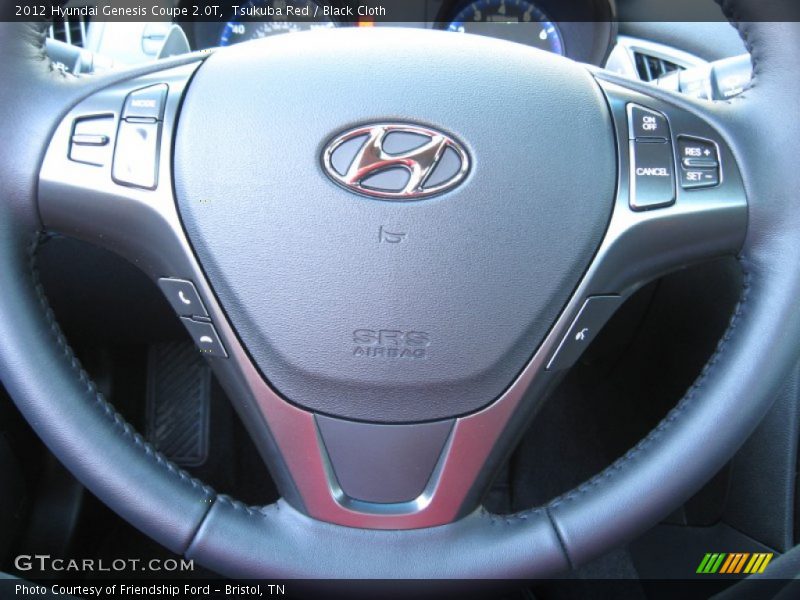 Tsukuba Red / Black Cloth 2012 Hyundai Genesis Coupe 2.0T