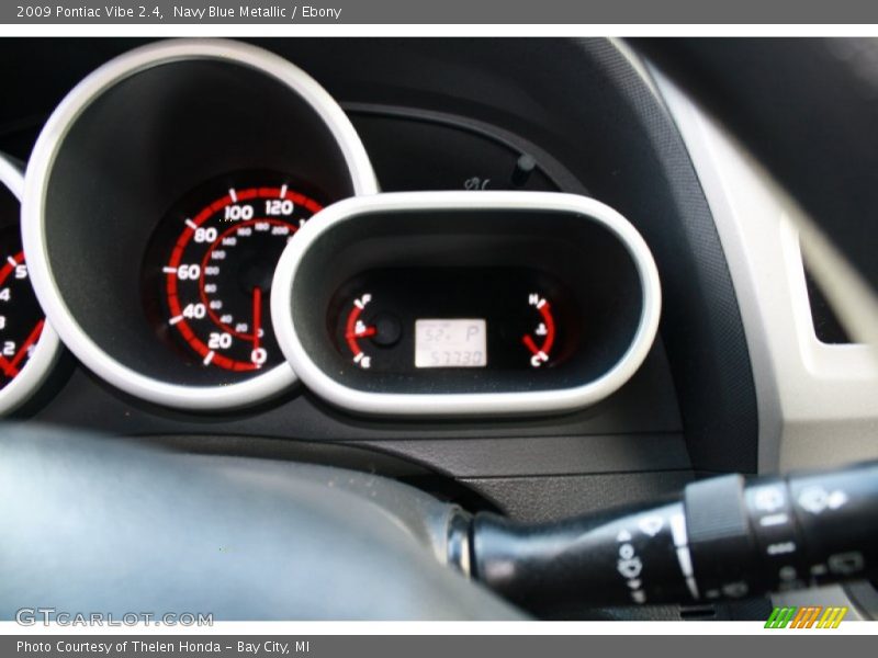 Navy Blue Metallic / Ebony 2009 Pontiac Vibe 2.4