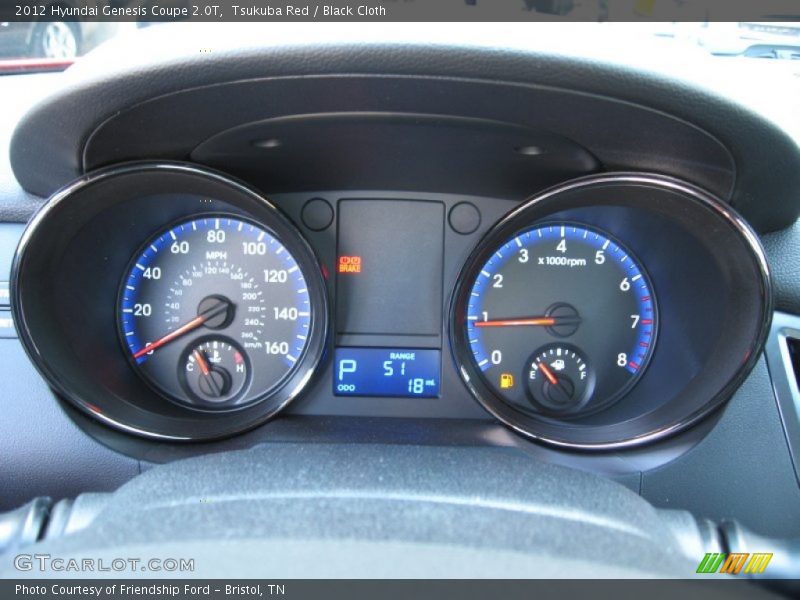  2012 Genesis Coupe 2.0T 2.0T Gauges