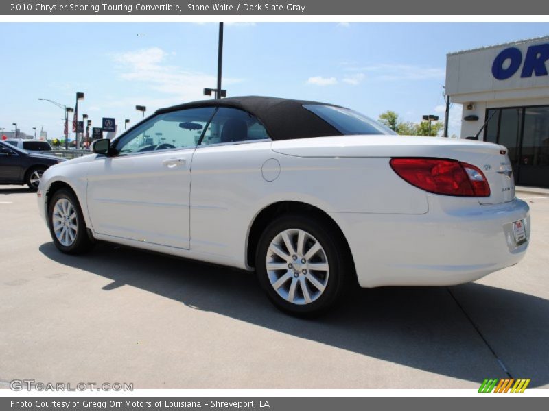 Stone White / Dark Slate Gray 2010 Chrysler Sebring Touring Convertible