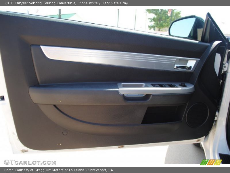 Stone White / Dark Slate Gray 2010 Chrysler Sebring Touring Convertible