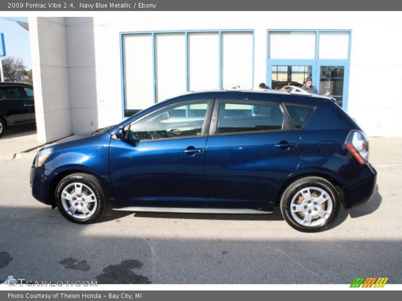 Navy Blue Metallic / Ebony 2009 Pontiac Vibe 2.4
