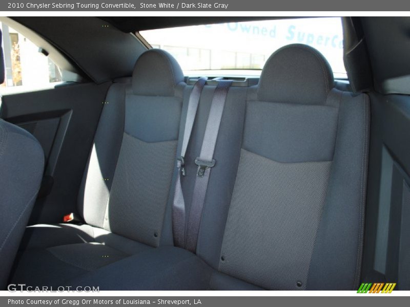 Stone White / Dark Slate Gray 2010 Chrysler Sebring Touring Convertible