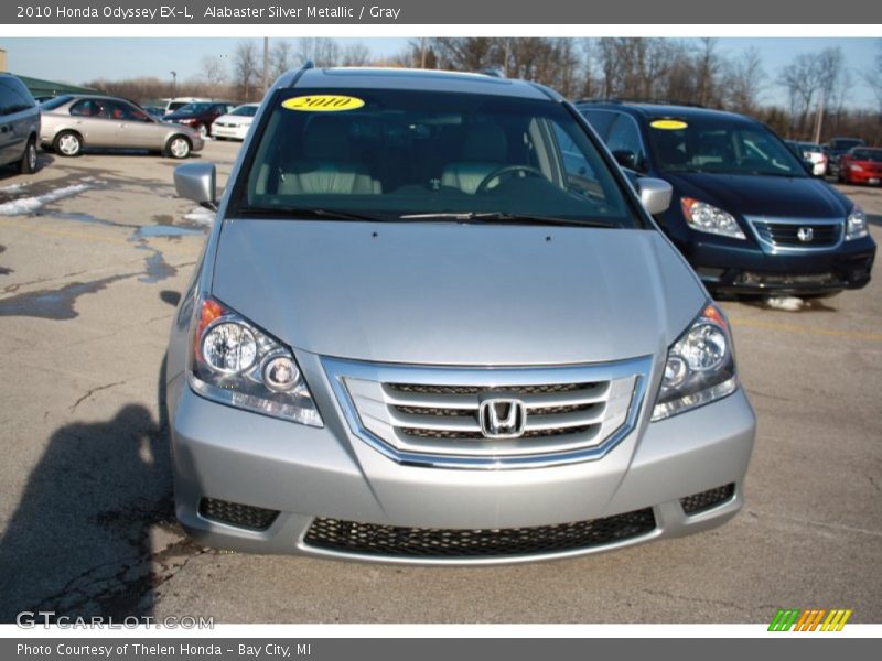 Alabaster Silver Metallic / Gray 2010 Honda Odyssey EX-L