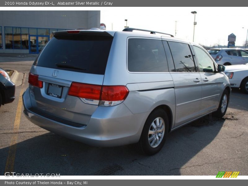 Alabaster Silver Metallic / Gray 2010 Honda Odyssey EX-L