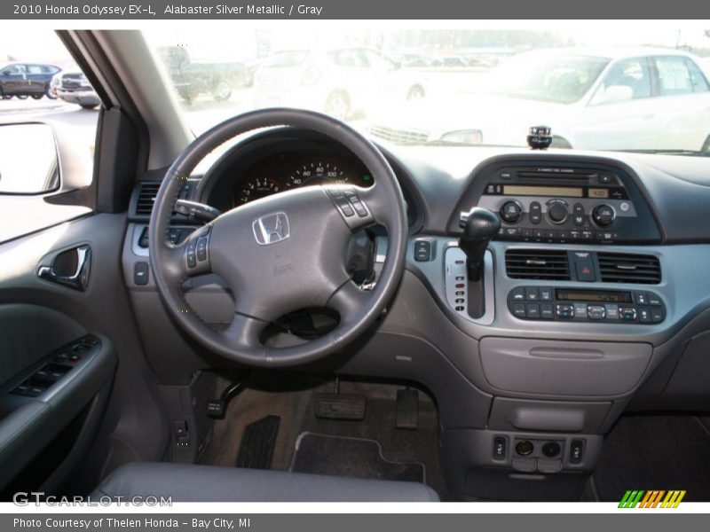 Alabaster Silver Metallic / Gray 2010 Honda Odyssey EX-L