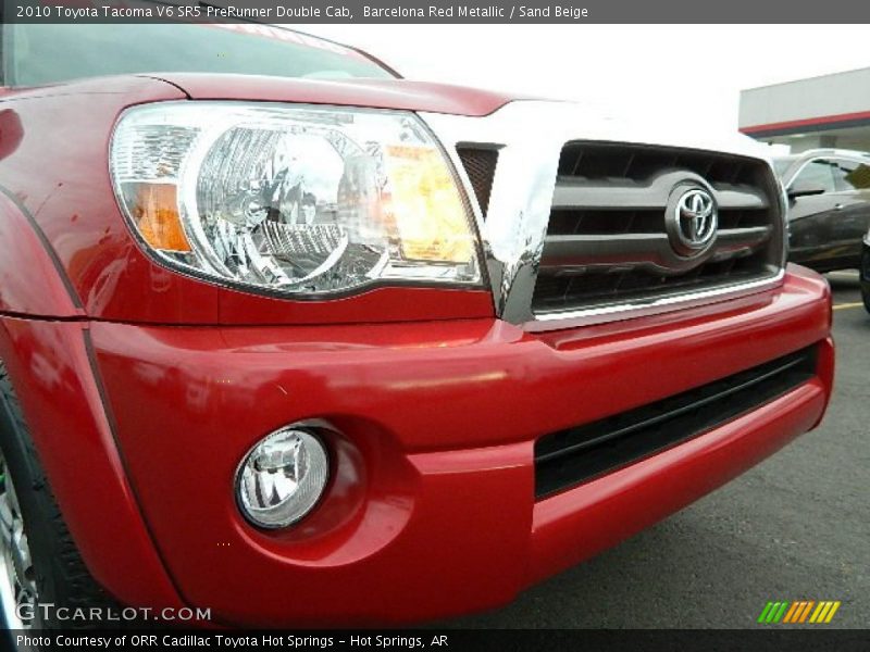 Barcelona Red Metallic / Sand Beige 2010 Toyota Tacoma V6 SR5 PreRunner Double Cab