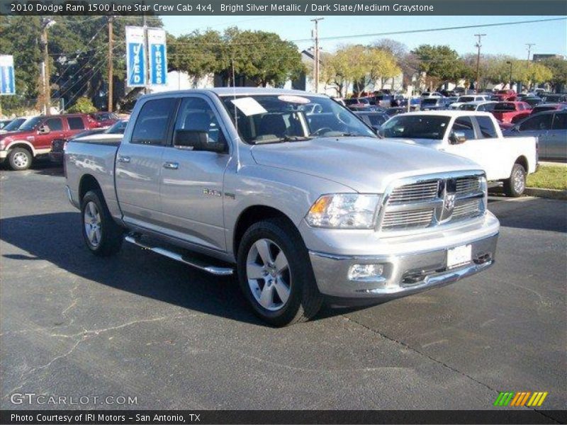Bright Silver Metallic / Dark Slate/Medium Graystone 2010 Dodge Ram 1500 Lone Star Crew Cab 4x4