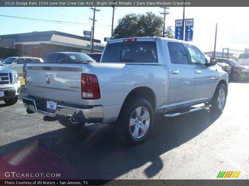 Bright Silver Metallic / Dark Slate/Medium Graystone 2010 Dodge Ram 1500 Lone Star Crew Cab 4x4