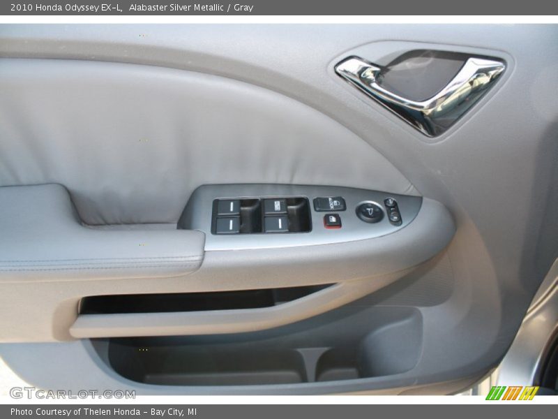 Alabaster Silver Metallic / Gray 2010 Honda Odyssey EX-L