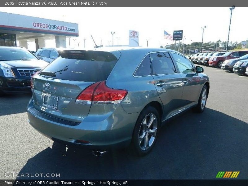 Aloe Green Metallic / Ivory 2009 Toyota Venza V6 AWD