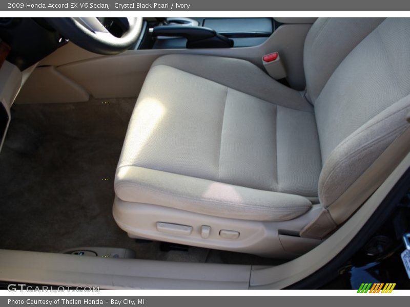 Crystal Black Pearl / Ivory 2009 Honda Accord EX V6 Sedan