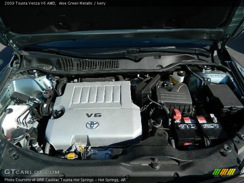 Aloe Green Metallic / Ivory 2009 Toyota Venza V6 AWD