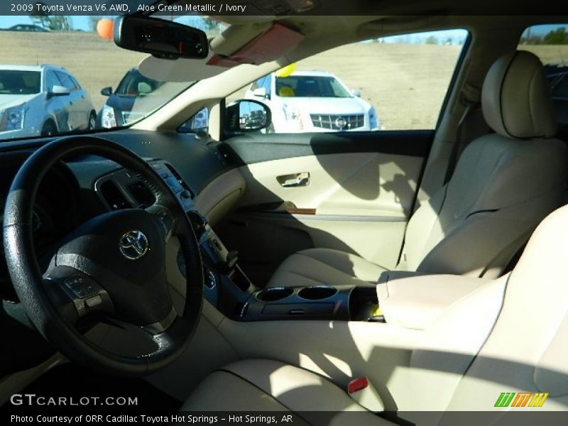 Aloe Green Metallic / Ivory 2009 Toyota Venza V6 AWD