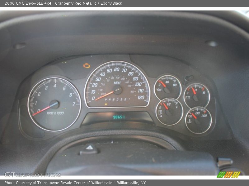 Cranberry Red Metallic / Ebony Black 2006 GMC Envoy SLE 4x4