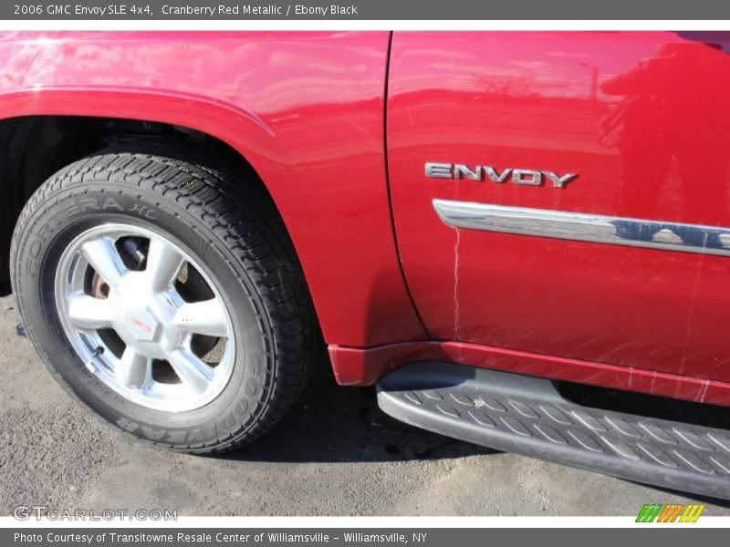 Cranberry Red Metallic / Ebony Black 2006 GMC Envoy SLE 4x4