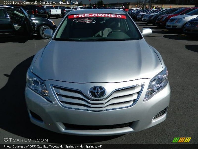 Classic Silver Metallic / Ash 2011 Toyota Camry LE