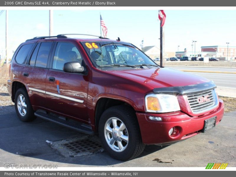 Cranberry Red Metallic / Ebony Black 2006 GMC Envoy SLE 4x4