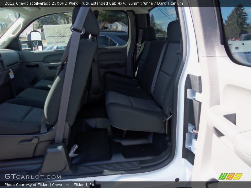 Summit White / Dark Titanium 2012 Chevrolet Silverado 2500HD Work Truck Extended Cab 4x4