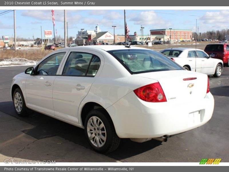 Summit White / Gray 2010 Chevrolet Cobalt LS Sedan