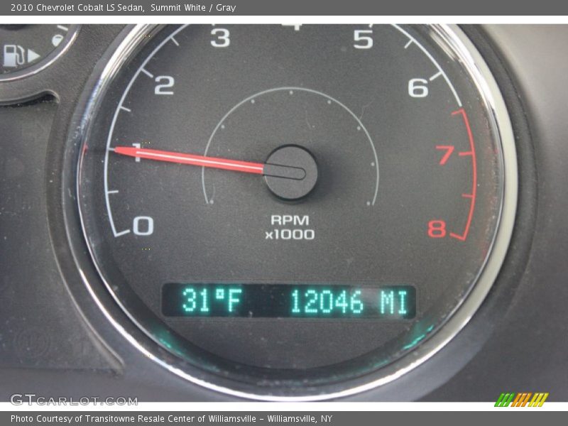 Summit White / Gray 2010 Chevrolet Cobalt LS Sedan