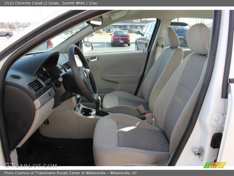 Summit White / Gray 2010 Chevrolet Cobalt LS Sedan