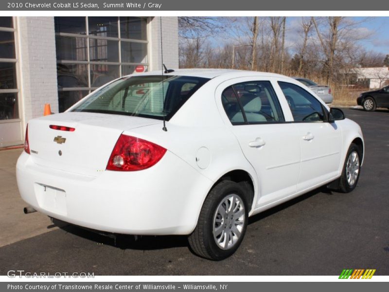 Summit White / Gray 2010 Chevrolet Cobalt LS Sedan