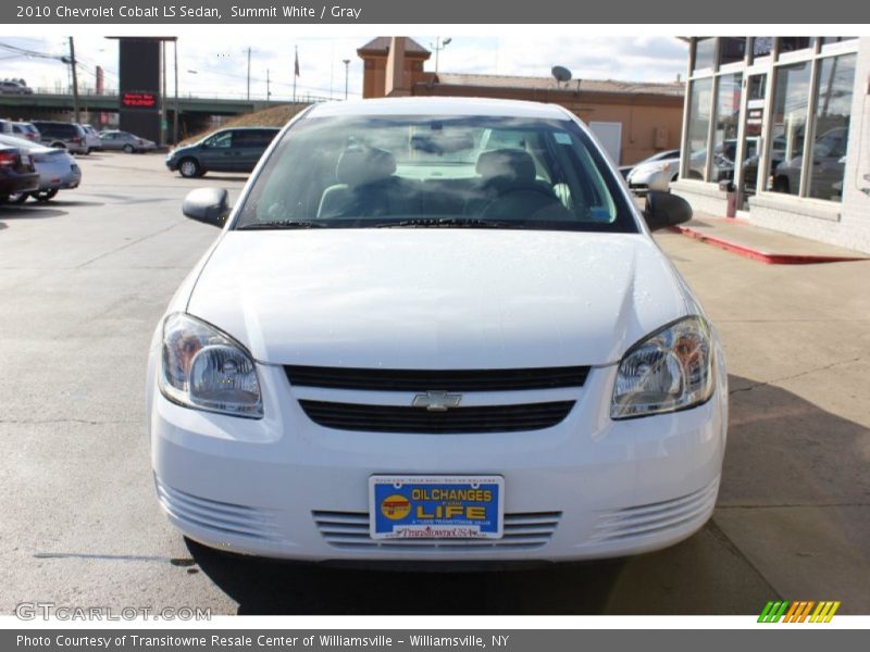 Summit White / Gray 2010 Chevrolet Cobalt LS Sedan