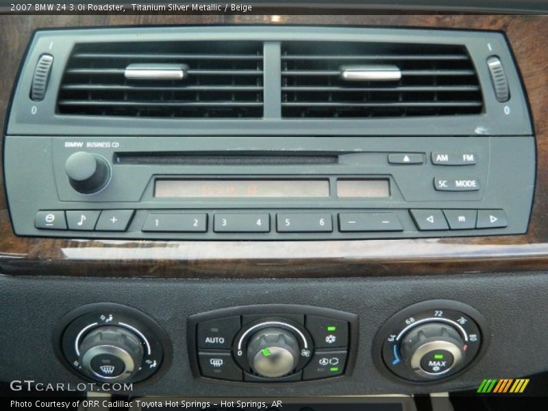 Controls of 2007 Z4 3.0i Roadster