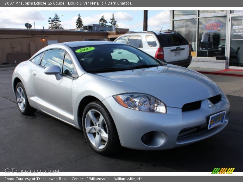 Liquid Silver Metallic / Dark Charcoal 2007 Mitsubishi Eclipse GS Coupe