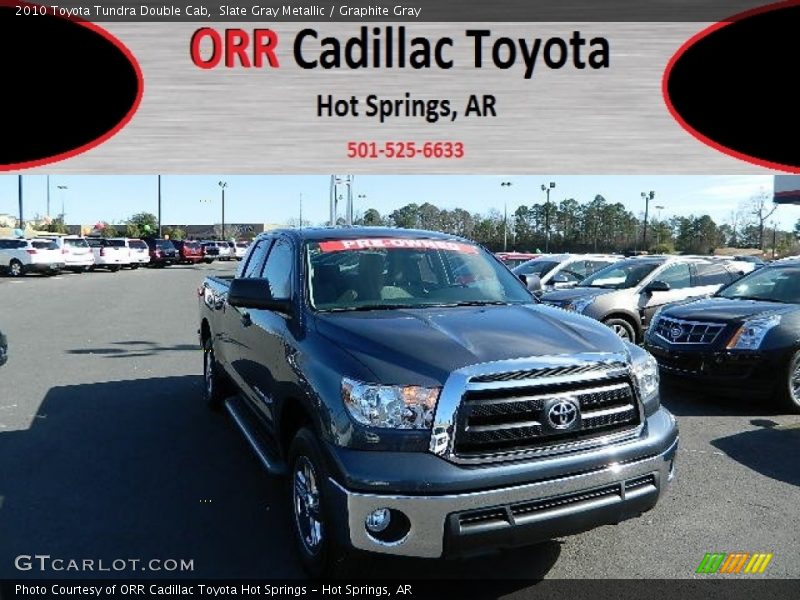 Slate Gray Metallic / Graphite Gray 2010 Toyota Tundra Double Cab